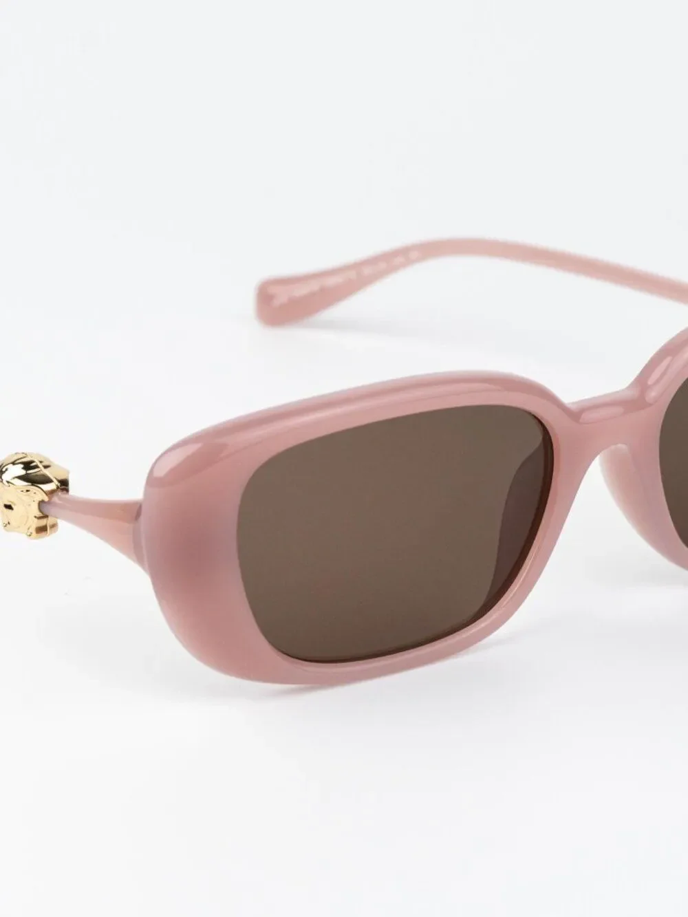 Versace Women Sunglasses Opal Pink Brown Rectangle VE4504D 553573 NEW AUTHENTIC